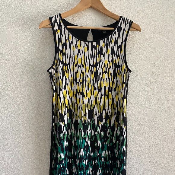 Banana Republic One-Piece Gradian Yellow Green Dress 406071 Size Small - Picture 1 of 7